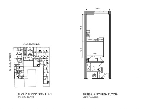 the third and fourth floor plans of the house